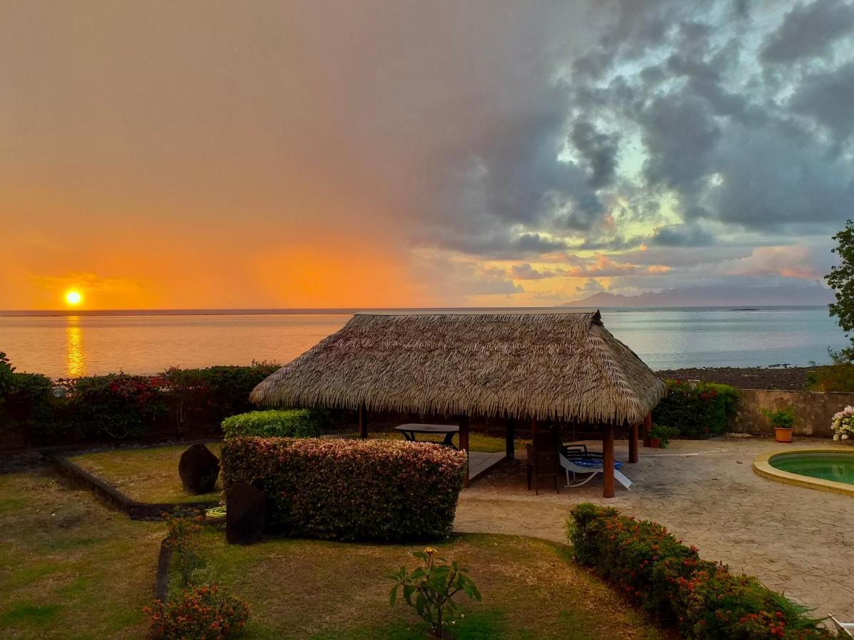 Superbe Bord De Mer, Acces Lagon Et Piscine Privee Paea Ngoại thất bức ảnh